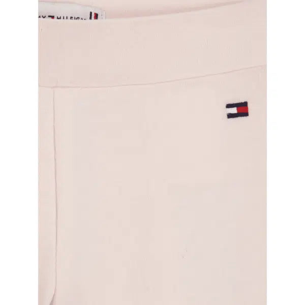 tommy hilfiger baby cream leggings close up