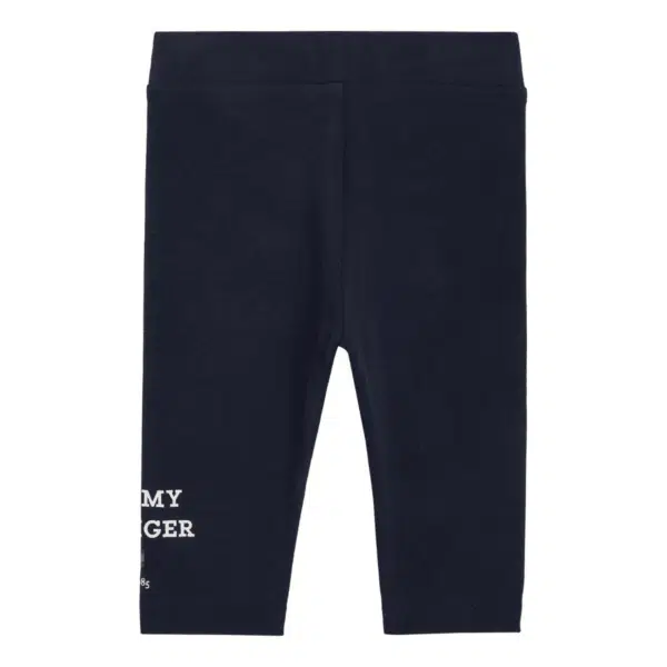 tommy hilfiger baby black leggings front view