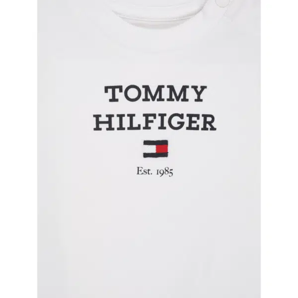 tommy hilfiger boys white tshirt