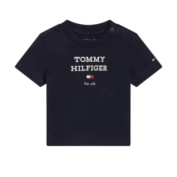 tommy hilfiger boys black tshirt