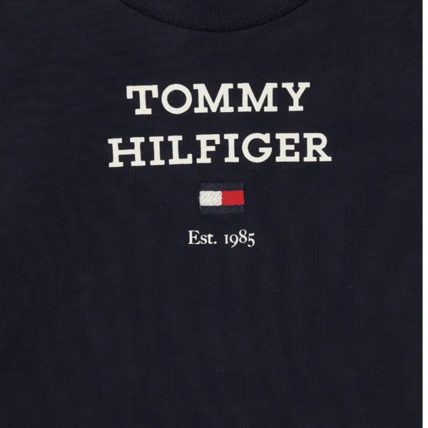 tommy hilfiger boys black tshirt