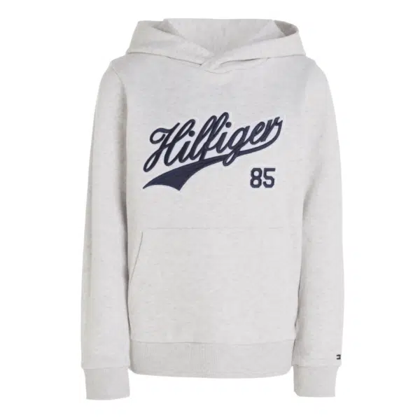 Tommy Hilfiger retro style boys hoodie on model