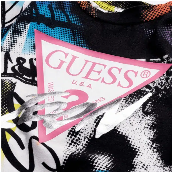 guess girls tshirt with grafitti style