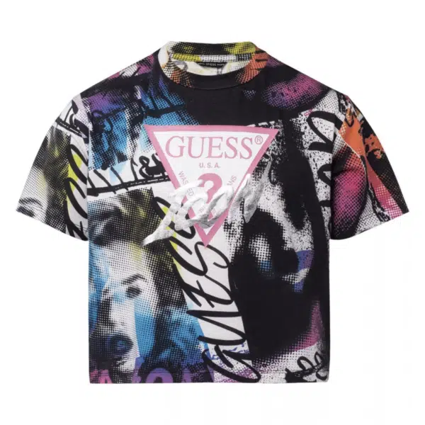 guess girls tshirt with grafitti style