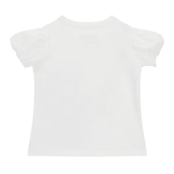 guess girls white tshirt with camera icon