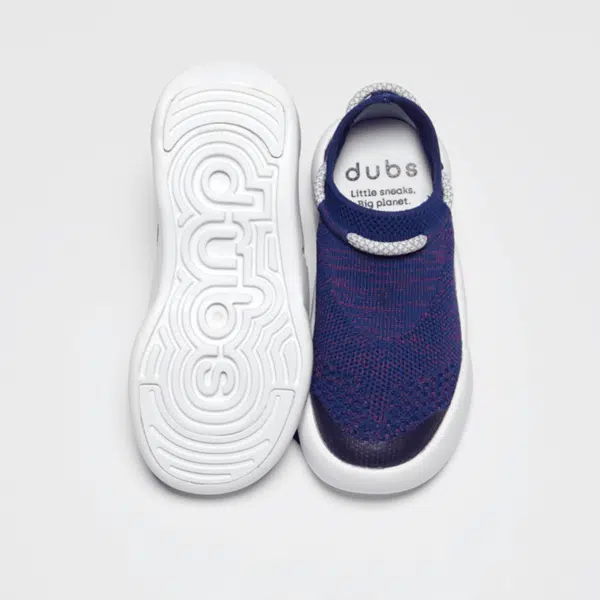 dubs childrens flex dark blue eco friendly trainers