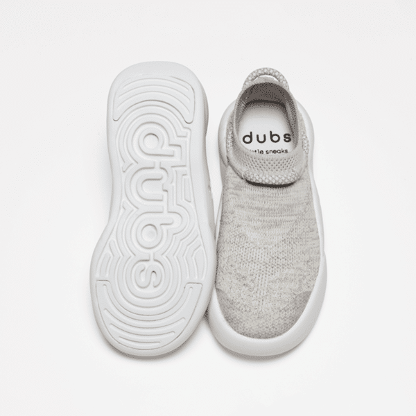 dubs childrens flex light grey eco friendly trainers