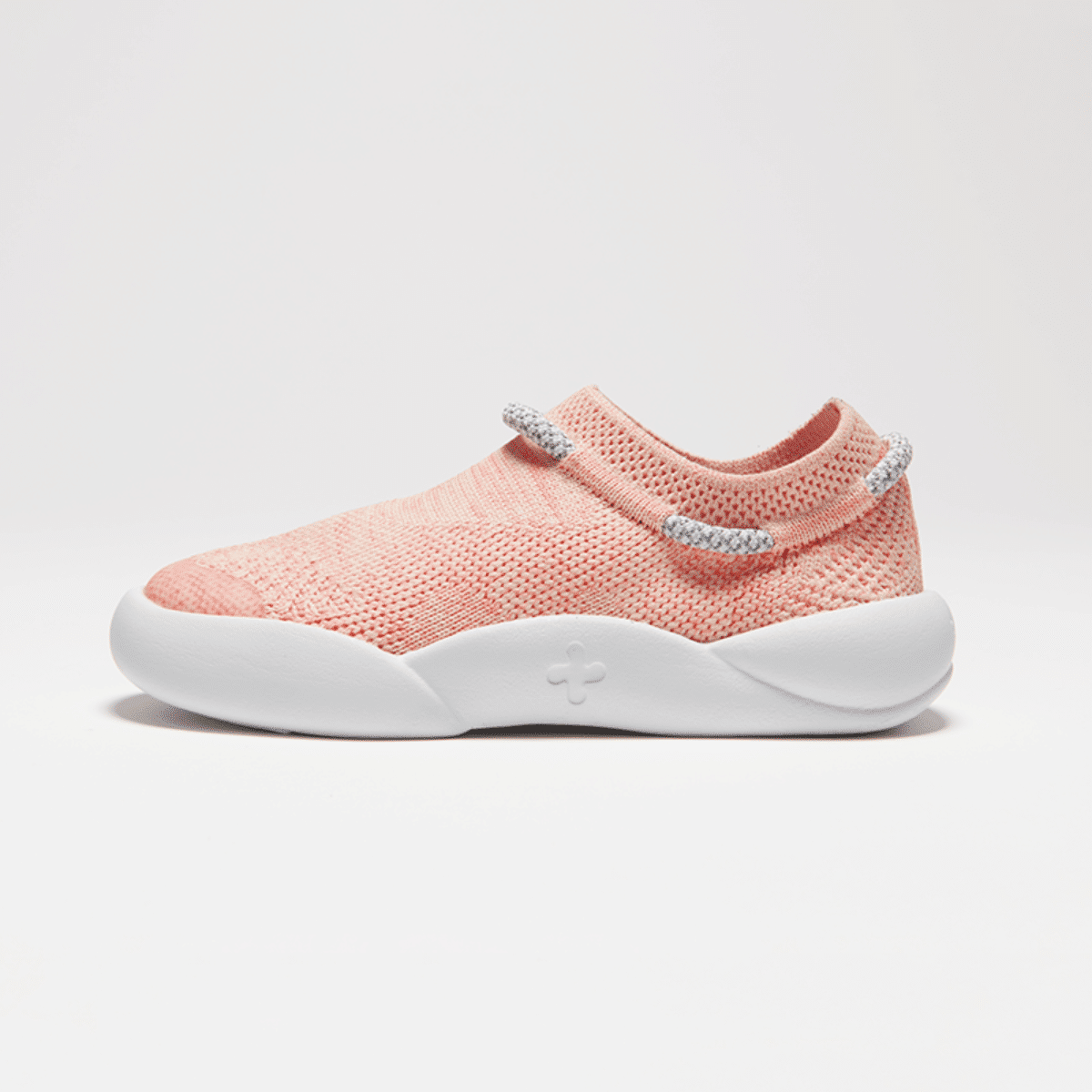 dubs childrens flex orange pink eco friendly trainers side view