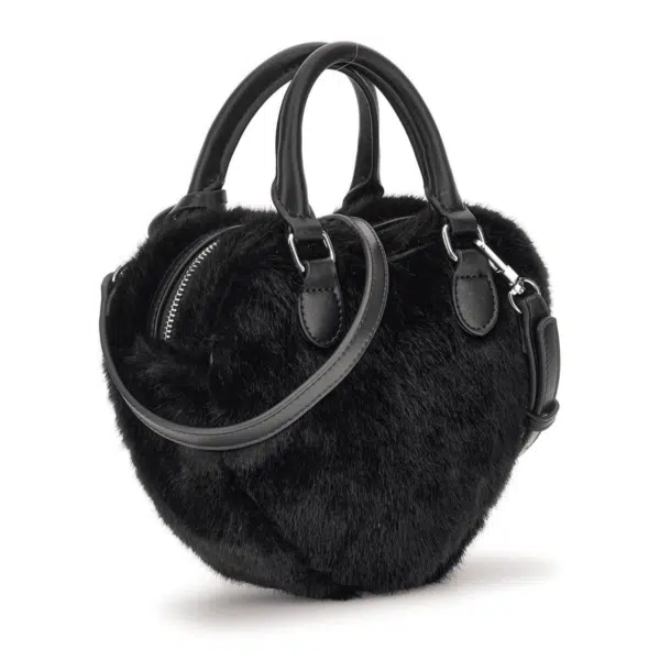 Guess Fur Heart Bag (2)