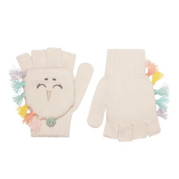 Rockahula Girls Rainbow Unicorn Knitted Gloves