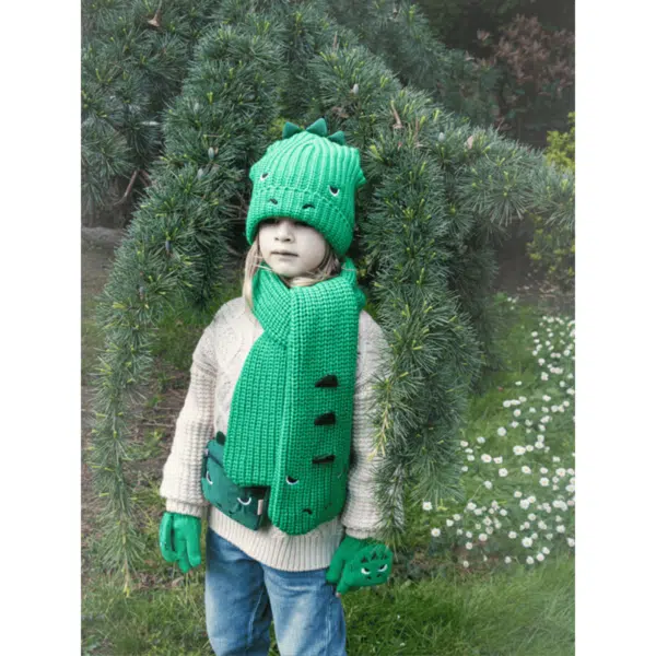 Rockahula Kids T-Rex Knitted Scarf