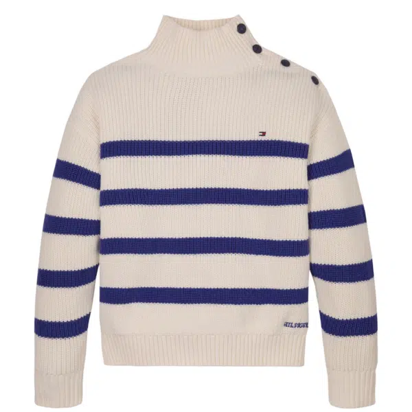 Tommy Hilfiger Girls Mock Neck Sweater - Image 3