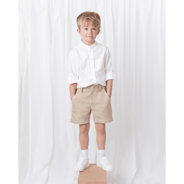 Caramelo Boys Summer Fete Linen Short Set (2)