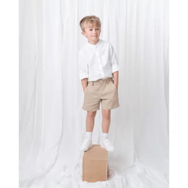 Caramelo Boys Summer Fete Linen Short Set (2)