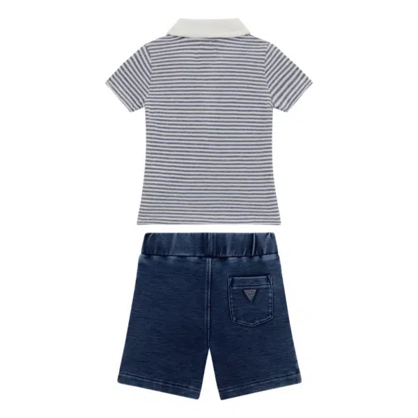 GUESS POLO & DENIM SHORT SET (2)