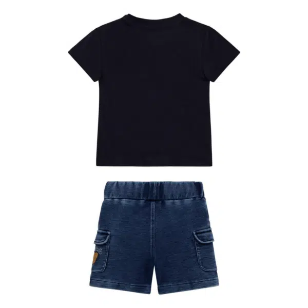 GUESS T- SHIRT & DENIM SHORT SET (2)